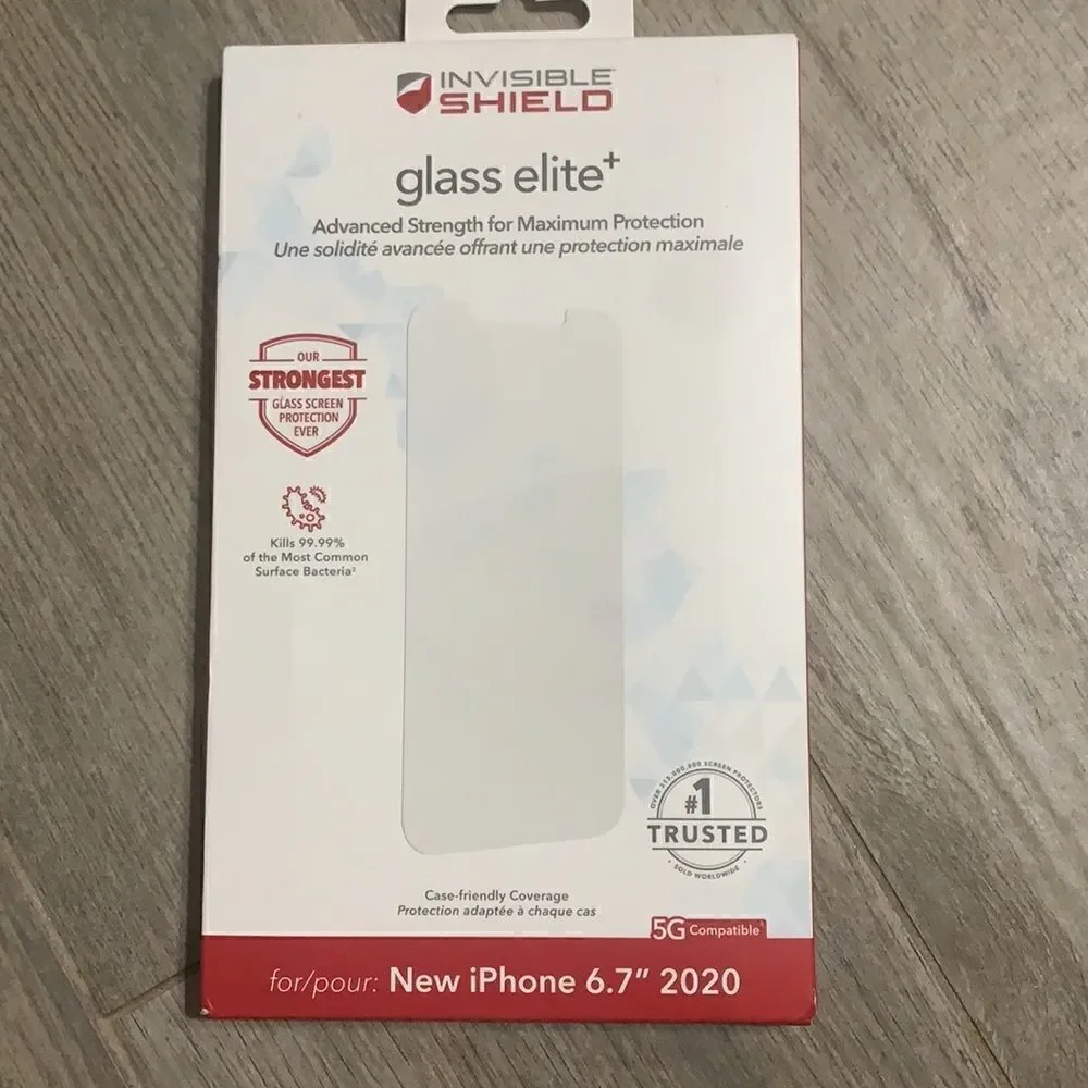 Invisible SHIELD glass elite protection glass. New